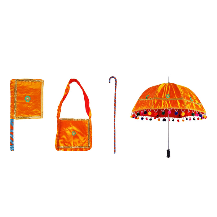 Kashi Yatra Set- 19 Inches | Satin Kasi Yatra Set/Decorative Kasi Yathirai Set For Wedding &Traditional Ceremony