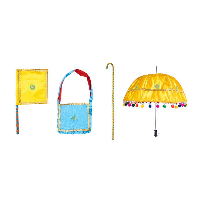 Kashi Yatra Set- 19 Inches | Satin Kasi Yatra Set/Decorative Kasi Yathirai Set For Wedding &Traditional Ceremony