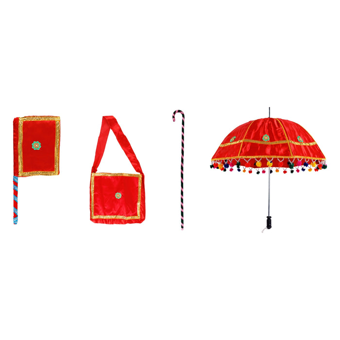 Kashi Yatra Set- 19 Inches | Satin Kasi Yatra Set/Decorative Kasi Yathirai Set For Wedding &Traditional Ceremony