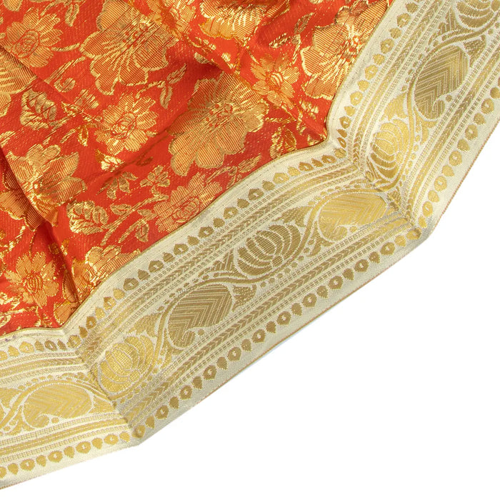 Amman Pavadai - 11 x 21 Inches | Mata Poshak/ Devi Vastra for Deity/ Assorted Colour