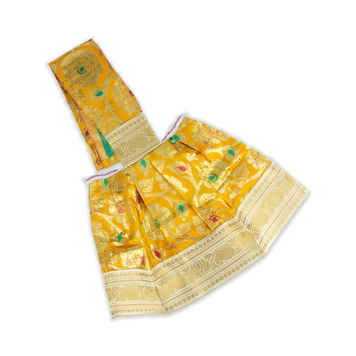 Amman Pavadai - 11 x 21 Inches | Mata Poshak/ Devi Vastra for Deity/ Assorted Colour