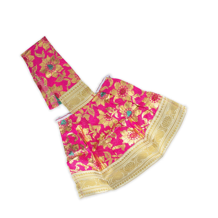 Amman Pavadai - 11 x 21 Inches | Mata Poshak/ Devi Vastra for Deity/ Assorted Colour