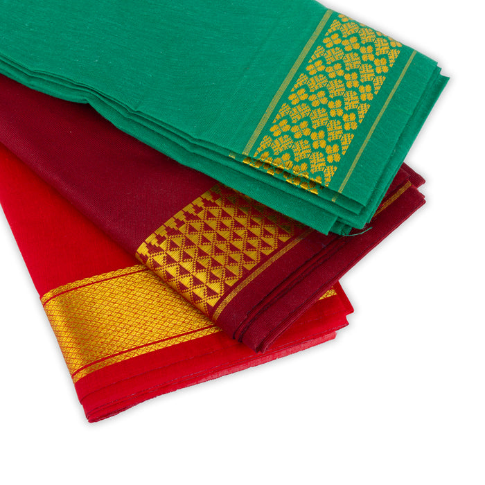 Blouse Bit - 1 Mtr | Blouse Cloth/ Poly Cotton Unstitched Blouse Piece/ Unstitched Blouse Material for Women