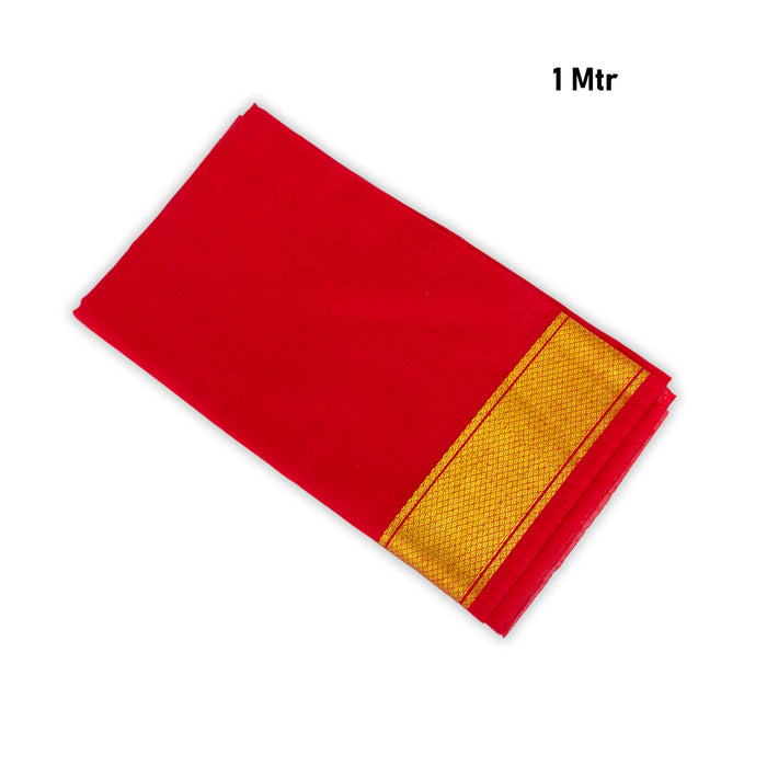Blouse Bit - 1 Mtr | Blouse Cloth/ Poly Cotton Unstitched Blouse Piece/ Unstitched Blouse Material for Women