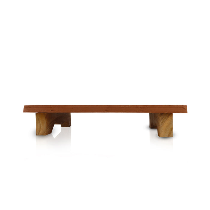 Manai Palagai - 2.5 x 13 Inches | Wooden Bajot/ Pooja Chowki/ Patla For Home & Deity Decor