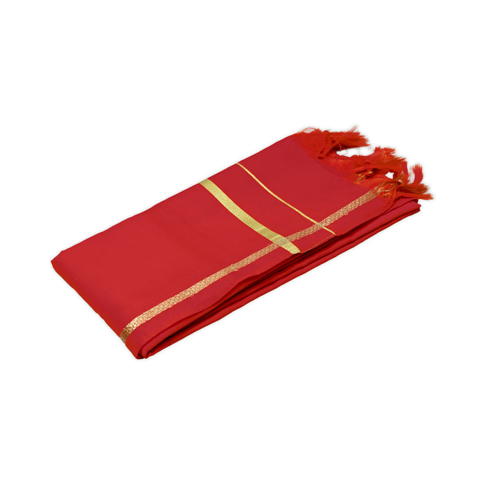 Towel - 25 x 70 Inches | 20K Angavastram/ Colour Gamcha/ Cotton Thundu For Traditional Wear