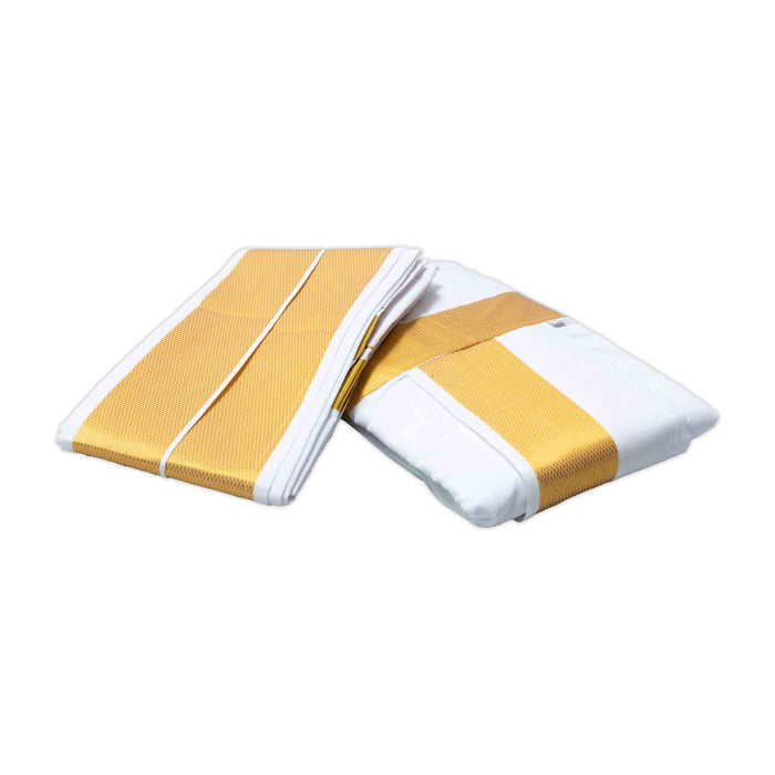 Readymade Panchakacham - 9 x 5 Yards | Traditional Wear/ 100K Cotton Dhoti/ Jari Border Panchakacham For Men