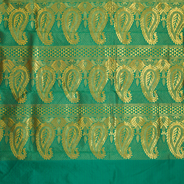 Saree - 9.5 Yards | Korvai Checked & Rich Pallu Pudavai/ Ethnic Saree/ South Indian Saree For Festive Wear