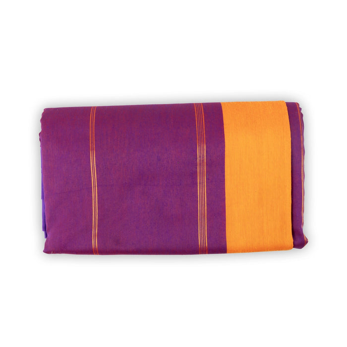 Traditional Saree - 9.5 Yards | Kalyani Cotton Saree/ Temple Border Pudavai For Traditional Wear