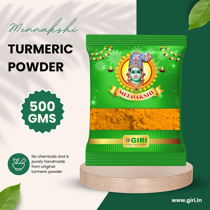 Giri Turmeric Powder - 500 Gms | Haldi Powder/ Curcumin Powder for Pooja