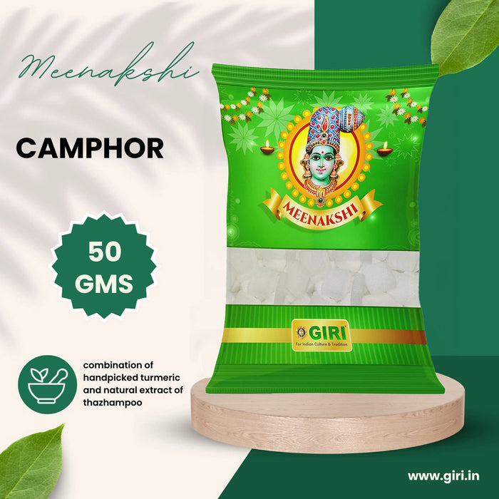 Giri Camphor - 50 gms | Kapur / Karpooram / Kapoor for Pooja & Aarti