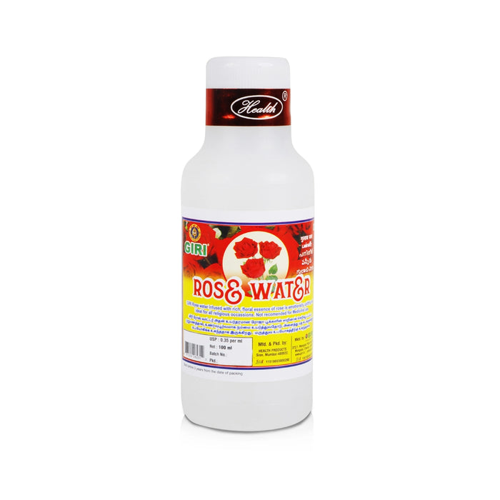 Giri Rose Water - 100 ml | Panneer/ Gulab Water/ Gulab Jal For Pooja Fragrance