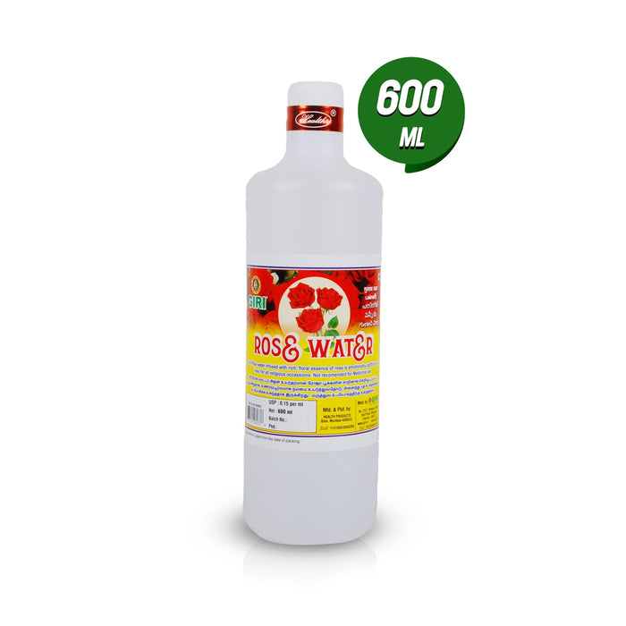 Giri Rose Water - 600 ml | Panneer/ Gulab Water/ Gulab Jal For Pooja Fragrance