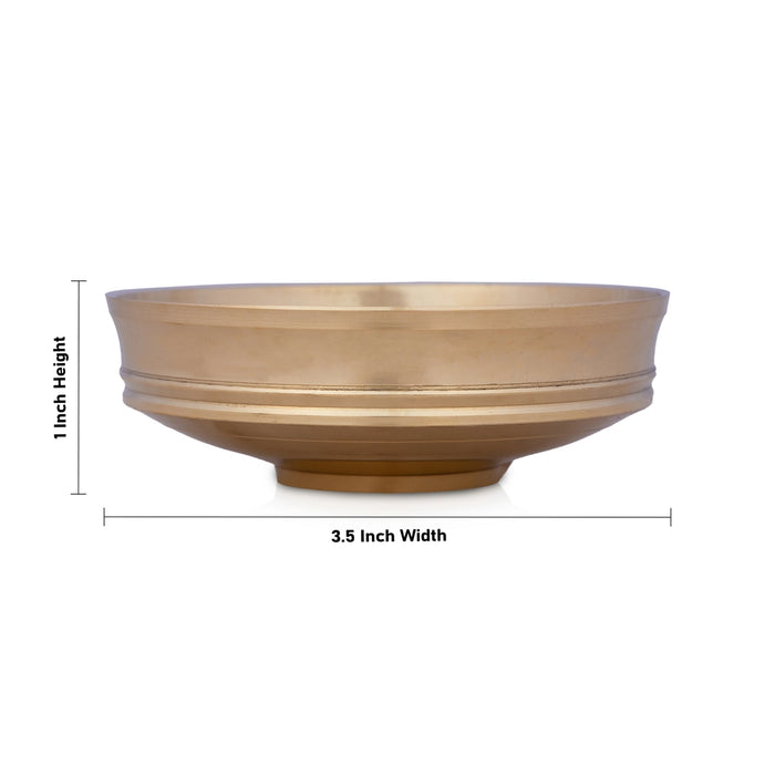 Brass Urli | Brass Uruli/ Brass Flower Pot for Pooja
