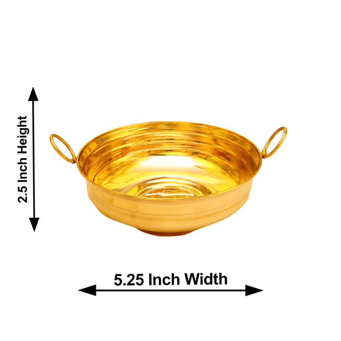 Brass Urli | Brass Uruli/ Brass Flower Pot for Pooja