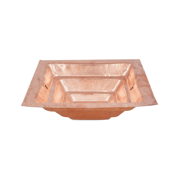 GiriAus  Havan Kund Without Stand - Copper - 10 X 10 Inch - 480 Grams | for Homam and Yagya/ 480gms