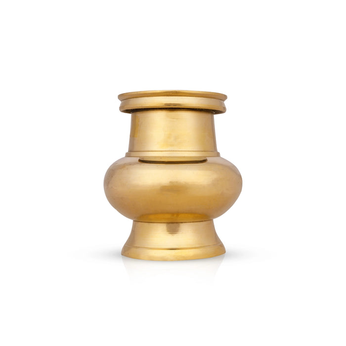 Kamandal - 3.5 x 6 Inches | Brass Kamandalam/ Brass Kindi for Pooja