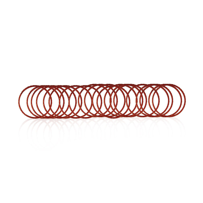 Glass Bangles - Size 2 X 2 Inches | 2 Dozen/ Glass Chudi/ Glass Jewelry For Traditional Wear