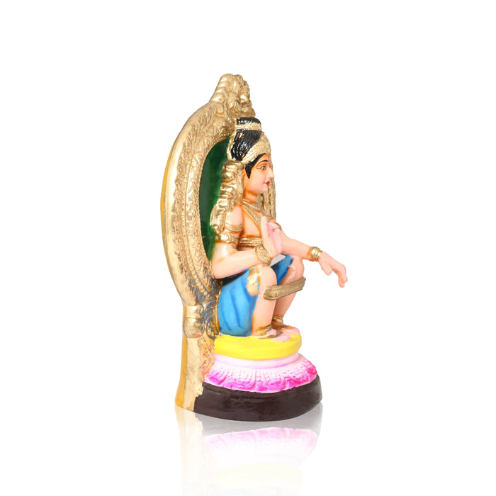 Ayyappan Paper Mache Golu Bommai - 12 x 9.5 Inches | Giri Golu Doll/ Navaratri Golu Bomma/Gombe/Bommai
