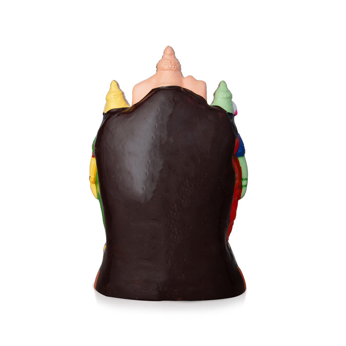 Murugan Valli Deivanai Paper Mache Golu Bommai - 12 x 8.5 Inches | Giri Golu Doll/ Navaratri Kolu Bommai/ Gombe