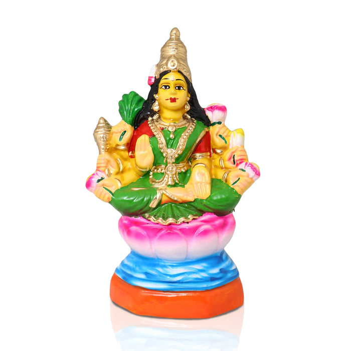 Ashtalakshmi Idol Paper Mache Golu Bommai Set - 9 X 6.5 Inch | Navratri Gombe/Giri Golu Doll For Navaratri Decor