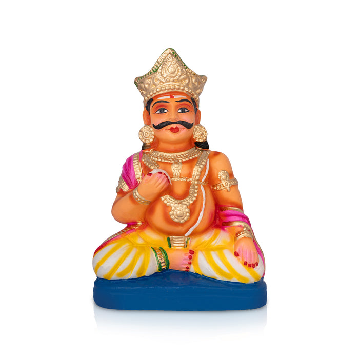 Maya Bazar Clay Golu Bommai Set - 12 x 8.5 Inches | Giri Golu Doll/ Navaratri Golu Bomma/ Gombe/ Bommai
