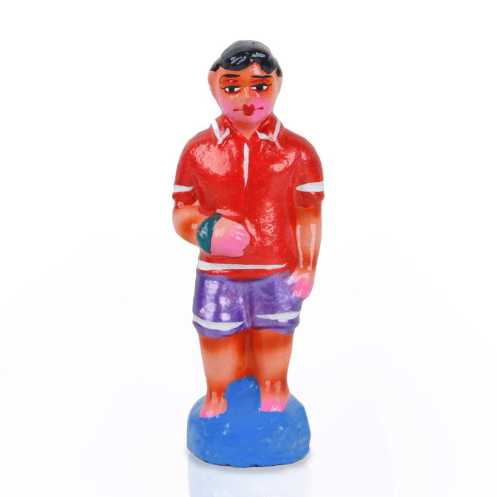 Panchumittai Clay Golu Bommai Set - 7.5 X 3 Inches | Navratri Gombe/ Golu Doll For Navaratri Decor