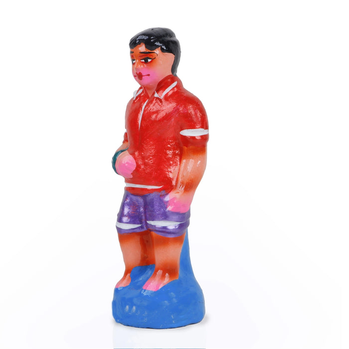 Panchumittai Clay Golu Bommai Set - 7.5 X 3 Inches | Navratri Gombe/ Golu Doll For Navaratri Decor