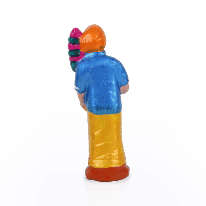 Panchumittai Clay Golu Bommai Set - 7.5 X 3 Inches | Navratri Gombe/ Golu Doll For Navaratri Decor