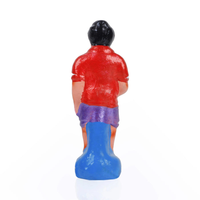 Panchumittai Clay Golu Bommai Set - 7.5 X 3 Inches | Navratri Gombe/ Golu Doll For Navaratri Decor