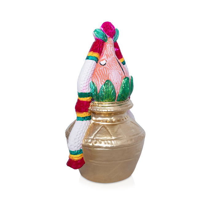 Kalasam Clay Golu Bommai - 12.5 x 7.5 Inches | Giri Golu Doll / Navaratri Golu Bomma /Gombe /Bommai