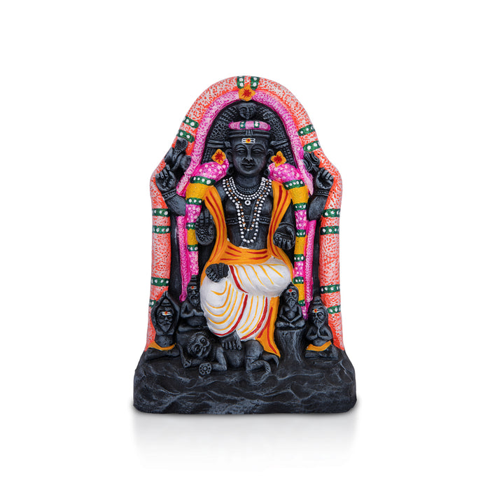 Dakshinamoorthy Clay Golu Bommai - 9 x 6 Inches | Giri Golu Doll/ Navaratri Golu Bomma/Gombe/ Bommai
