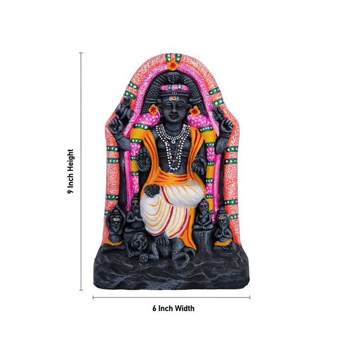 Dakshinamoorthy Clay Golu Bommai - 9 x 6 Inches | Giri Golu Doll/ Navaratri Golu Bomma/Gombe/ Bommai