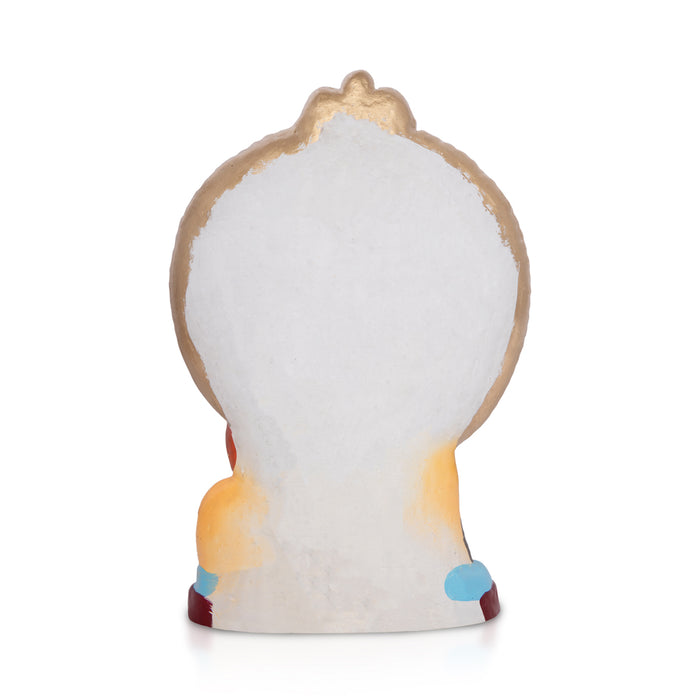 Durga Mahishasura Mardini Clay Golu Bommai- 10 X 6.5 Inches | Giri Golu Doll/Navaratri Golu Bomma/Gombe/Bommai