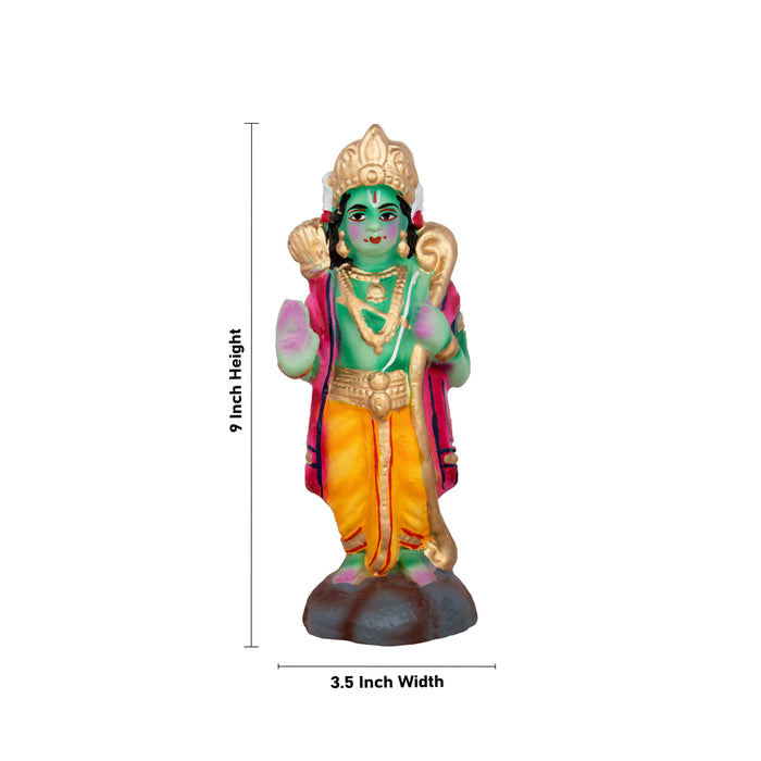 Ahalya Moksham Clay Golu Bommai Set - 9 x 3.5 Inches | Giri Golu Doll/ Navaratri Golu Bomma/Gombe/Dasara Bommai