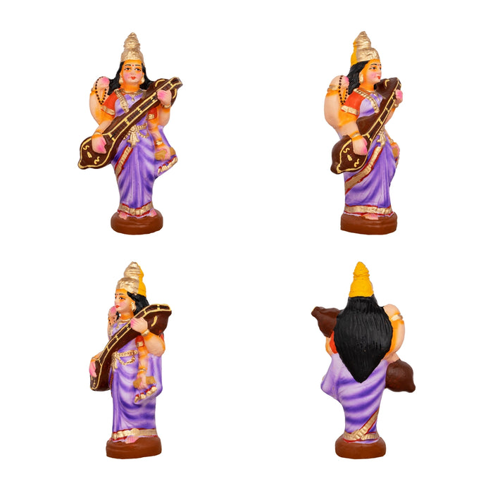Hayagrivar Kalvi Varam Clay Golu Bommai Set - 11 X 4 Inches | Navratri Gombe/ Golu Doll For Navaratri Decor