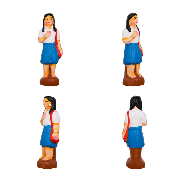 Hayagrivar Kalvi Varam Clay Golu Bommai Set - 11 X 4 Inches | Navratri Gombe/ Golu Doll For Navaratri Decor