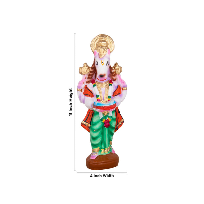 Hayagrivar Kalvi Varam Clay Golu Bommai Set - 11 X 4 Inches | Navratri Gombe/ Golu Doll For Navaratri Decor