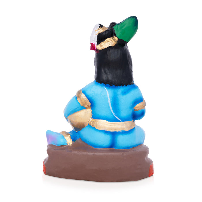 Butter Krishna Clay Golu Bommai - 6 x 4 Inches | Giri Golu Doll/ Navaratri Golu Bomma/Gombe/Bommai