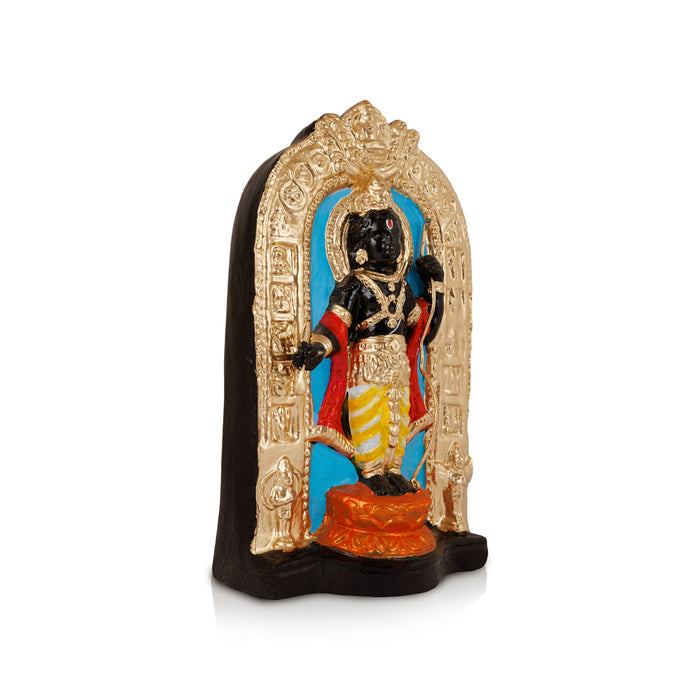 Ayodhya Ramar Clay Golu Bommai - 10.5 x 6 Inches | Giri Golu Doll/ Navaratri Golu Bomma/ Bommai/ Gombe