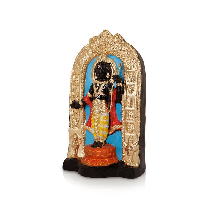 Ayodhya Ramar Clay Golu Bommai - 10.5 x 6 Inches | Giri Golu Doll/ Navaratri Golu Bomma/ Bommai/ Gombe