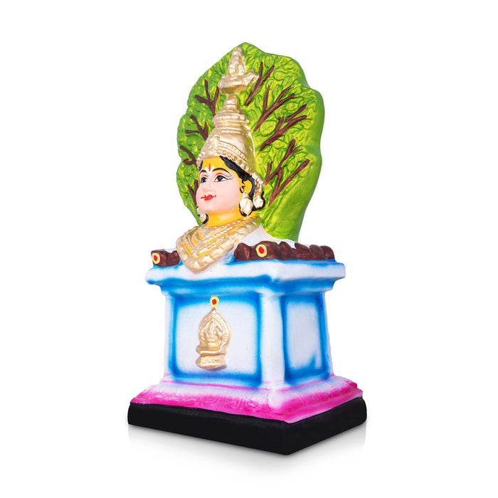 Tulasi Maadam Clay Golu Bommai - 12 x 6 Inches | Giri Kolu Bommai/ Navaratri Golu Doll/ Gombe/ Dasara Doll