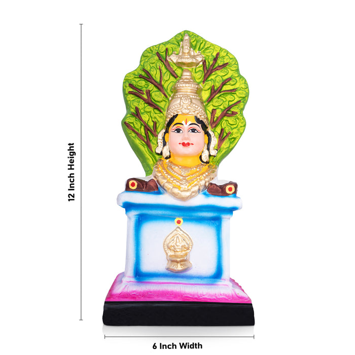 Tulasi Maadam Clay Golu Bommai - 12 x 6 Inches | Giri Kolu Bommai/ Navaratri Golu Doll/ Gombe/ Dasara Doll