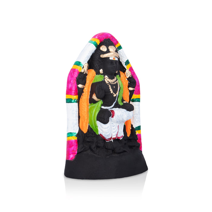 Dakshinamoorthy Paper Mache Golu Bommai - 7 x 4.5 Inches | Giri Golu Doll/ Navaratri Golu Bomma/ Bommalu