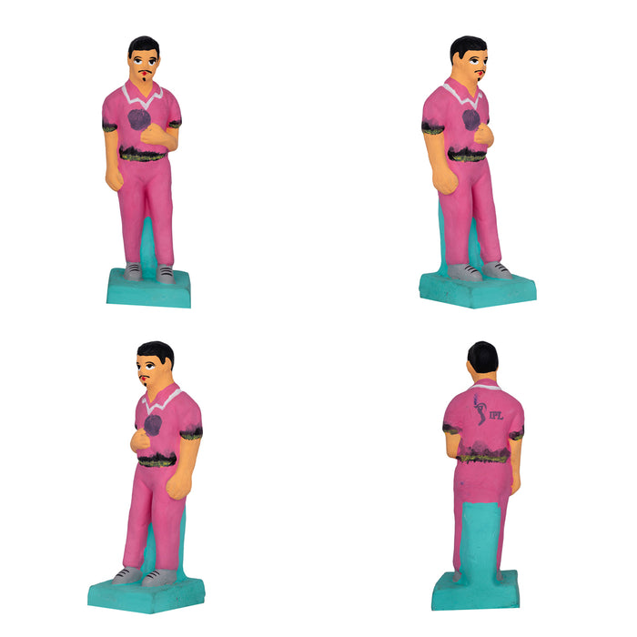 Cricket Clay Golu Bommai Set - 7 x 2.5 Inches |16 Pcs/ Giri Golu Doll/ Navaratri Golu Bomma/Gombe/Bommai