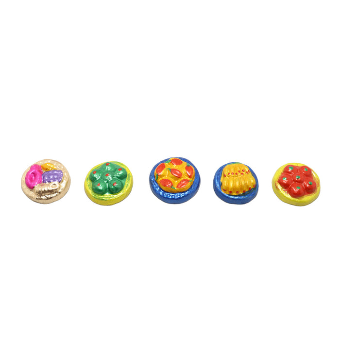 60th Marriage Clay Golu Bommai Set - 7 x 5.5 Inches | Giri Golu Doll/ Navaratri Golu Bomma/ Gombe/ Bommai