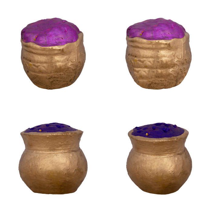 Kubera Clay Golu Bommai Set - 9 x 8.5 Inches | Giri Golu Doll/ Navaratri Golu Bomma/Gombe/Bommalu
