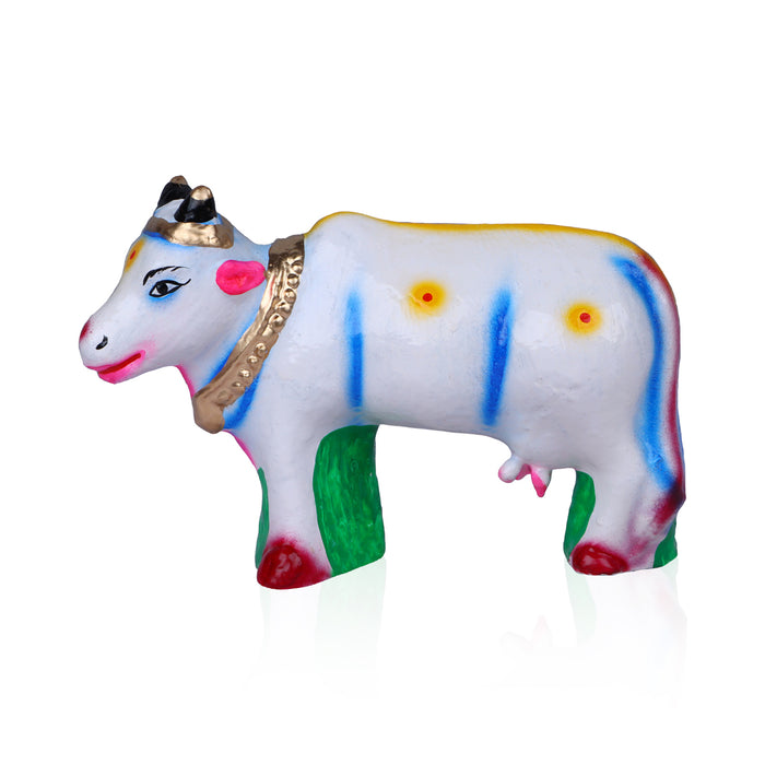 Yasodha Kannan Clay Golu Bommai Set - 6 x 36 Inches | 4 Pcs/ Giri Kolu Bommai/ Navaratri Golu Doll/ Dasara Doll