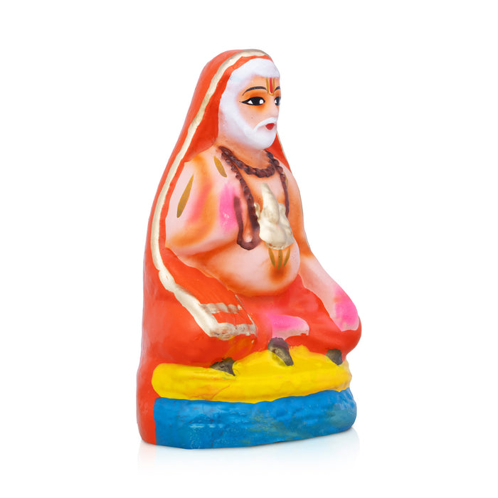 Ragavendra Clay Golu Bommai - 6 x 4 Inches | Giri Golu Bomma/ Navaratri kolu Bommai/ Dasara doll