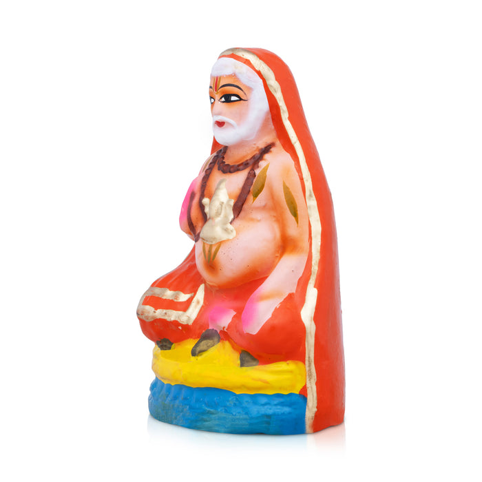 Ragavendra Clay Golu Bommai - 6 x 4 Inches | Giri Golu Bomma/ Navaratri kolu Bommai/ Dasara doll